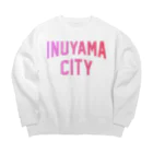 JIMOTOE Wear Local Japanの犬山市 INUYAMA CITY Big Crew Neck Sweatshirt