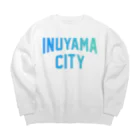 JIMOTOE Wear Local Japanの犬山市 INUYAMA CITY Big Crew Neck Sweatshirt