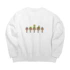 ルネのお花くんの一生 Big Crew Neck Sweatshirt