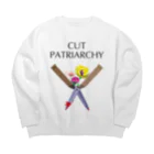 1847のcut patriarchy ビッグシルエットスウェット