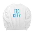 JIMOTOE Wear Local Japanの伊東市 ITO CITY Big Crew Neck Sweatshirt