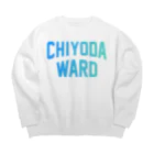 JIMOTOE Wear Local Japanの千代田区 CHIYODA WARD Big Crew Neck Sweatshirt