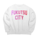 JIMOTOE Wear Local Japanの福津市 FUKUTSU CITY Big Crew Neck Sweatshirt