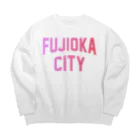 JIMOTOE Wear Local Japanの藤岡市 FUJIOKA CITY Big Crew Neck Sweatshirt