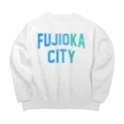 JIMOTOE Wear Local Japanの藤岡市 FUJIOKA CITY Big Crew Neck Sweatshirt