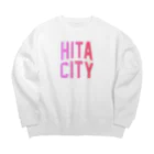 JIMOTOE Wear Local Japanの日田市 HITA CITY Big Crew Neck Sweatshirt