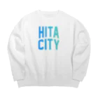 JIMOTOE Wear Local Japanの日田市 HITA CITY Big Crew Neck Sweatshirt