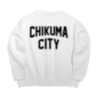 JIMOTOE Wear Local Japanの千曲市 CHIKUMA CITY ビッグシルエットスウェット