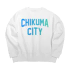 JIMOTOE Wear Local Japanの千曲市 CHIKUMA CITY ビッグシルエットスウェット