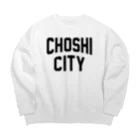 JIMOTOE Wear Local Japanの銚子市 CHOSHI CITY Big Crew Neck Sweatshirt