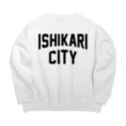 JIMOTOE Wear Local Japanの石狩市 ISHIKARI CITY ビッグシルエットスウェット