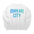 JIMOTOE Wear Local Japanの石狩市 ISHIKARI CITY Big Crew Neck Sweatshirt