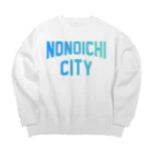 JIMOTOE Wear Local Japanの野々市 NONOICHI CITY Big Crew Neck Sweatshirt