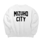 JIMOTOE Wear Local Japanの瑞穂市 MIZUHO CITY Big Crew Neck Sweatshirt