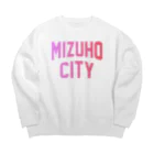 JIMOTOE Wear Local Japanの瑞穂市 MIZUHO CITY Big Crew Neck Sweatshirt