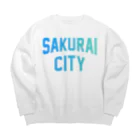 JIMOTOE Wear Local Japanの桜井市 SAKURAI CITY Big Crew Neck Sweatshirt