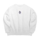 ノンベェくんのホロヨイネコ Big Crew Neck Sweatshirt