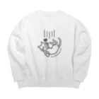 SU-KUの私、今ちょっと忙しいです！ Big Crew Neck Sweatshirt