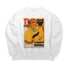 YS VINTAGE WORKSのチェコ・KOCKA（=チェコ語で猫） Big Crew Neck Sweatshirt