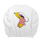 HO NO JIのバナナchiho Big Crew Neck Sweatshirt