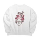 万枚ちゃんのねぐせの人 Big Crew Neck Sweatshirt