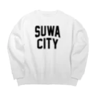 JIMOTO Wear Local Japanの諏訪市 SUWA CITY Big Crew Neck Sweatshirt