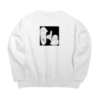 yu___uuの同意してくれる Big Crew Neck Sweatshirt