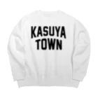 JIMOTOE Wear Local Japanの粕屋町市 KASUYA CITY Big Crew Neck Sweatshirt