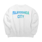 JIMOTOE Wear Local Japanの富士吉田市 FUJI YOSHIDA CITY Big Crew Neck Sweatshirt