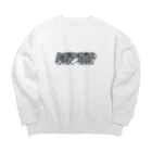 とぼけがおのhiscore tobokegao logo black Big Crew Neck Sweatshirt