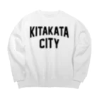 JIMOTOE Wear Local Japanの喜多方市 KITAKATA CITY ビッグシルエットスウェット