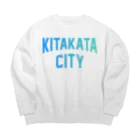 JIMOTOE Wear Local Japanの喜多方市 KITAKATA CITY ビッグシルエットスウェット