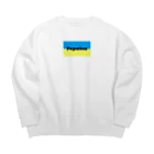 Hirocyのウクライナ（Україна）ウクライナ支援シリーズ002 Big Crew Neck Sweatshirt