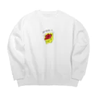 melon  pankoのトマトンの出荷 Big Crew Neck Sweatshirt