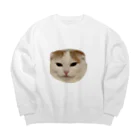 きなこ企画の愛猫きなこのオリジナルグッズ Big Crew Neck Sweatshirt