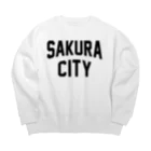 JIMOTOE Wear Local Japanのさくら市 SAKURA CITY Big Crew Neck Sweatshirt