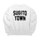 JIMOTOE Wear Local Japanの杉戸町 SUGITO TOWN Big Crew Neck Sweatshirt