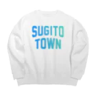 JIMOTOE Wear Local Japanの杉戸町 SUGITO TOWN Big Crew Neck Sweatshirt