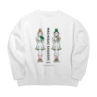 38　サンパチのまちがいさがしシリーズ#02「双子コーデ」　カラーA Big Crew Neck Sweatshirt