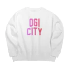 JIMOTOE Wear Local Japanの小城市 OGI CITY Big Crew Neck Sweatshirt