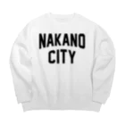 JIMOTOE Wear Local Japanの中野市 NAKANO CITY Big Crew Neck Sweatshirt