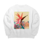 SUNRISE SOUNDのストレリチア Big Crew Neck Sweatshirt