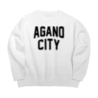 JIMOTO Wear Local Japanの阿賀野市 AGANO CITY Big Crew Neck Sweatshirt