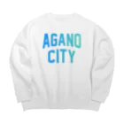 JIMOTOE Wear Local Japanの阿賀野市 AGANO CITY Big Crew Neck Sweatshirt