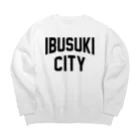 JIMOTOE Wear Local Japanの指宿市 IBUSUKI CITY Big Crew Neck Sweatshirt