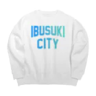 JIMOTOE Wear Local Japanの指宿市 IBUSUKI CITY Big Crew Neck Sweatshirt