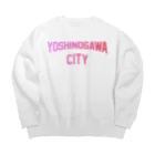 JIMOTOE Wear Local Japanの吉野川市 YOSHINOGAWA CITY Big Crew Neck Sweatshirt