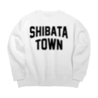 JIMOTOE Wear Local Japanの柴田町 SHIBATA TOWN Big Crew Neck Sweatshirt