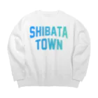 JIMOTOE Wear Local Japanの柴田町 SHIBATA TOWN Big Crew Neck Sweatshirt