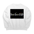 Amiの狐の嫁入り行列 Big Crew Neck Sweatshirt